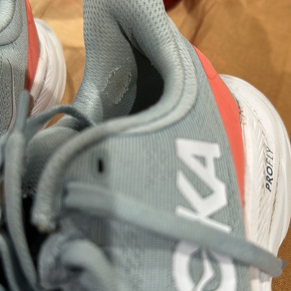 HOKA ONE ONE Blue / Coral Women's HOKA Mach 4 Training Shoes  SIZE 5.5B - Picture 4 of 11